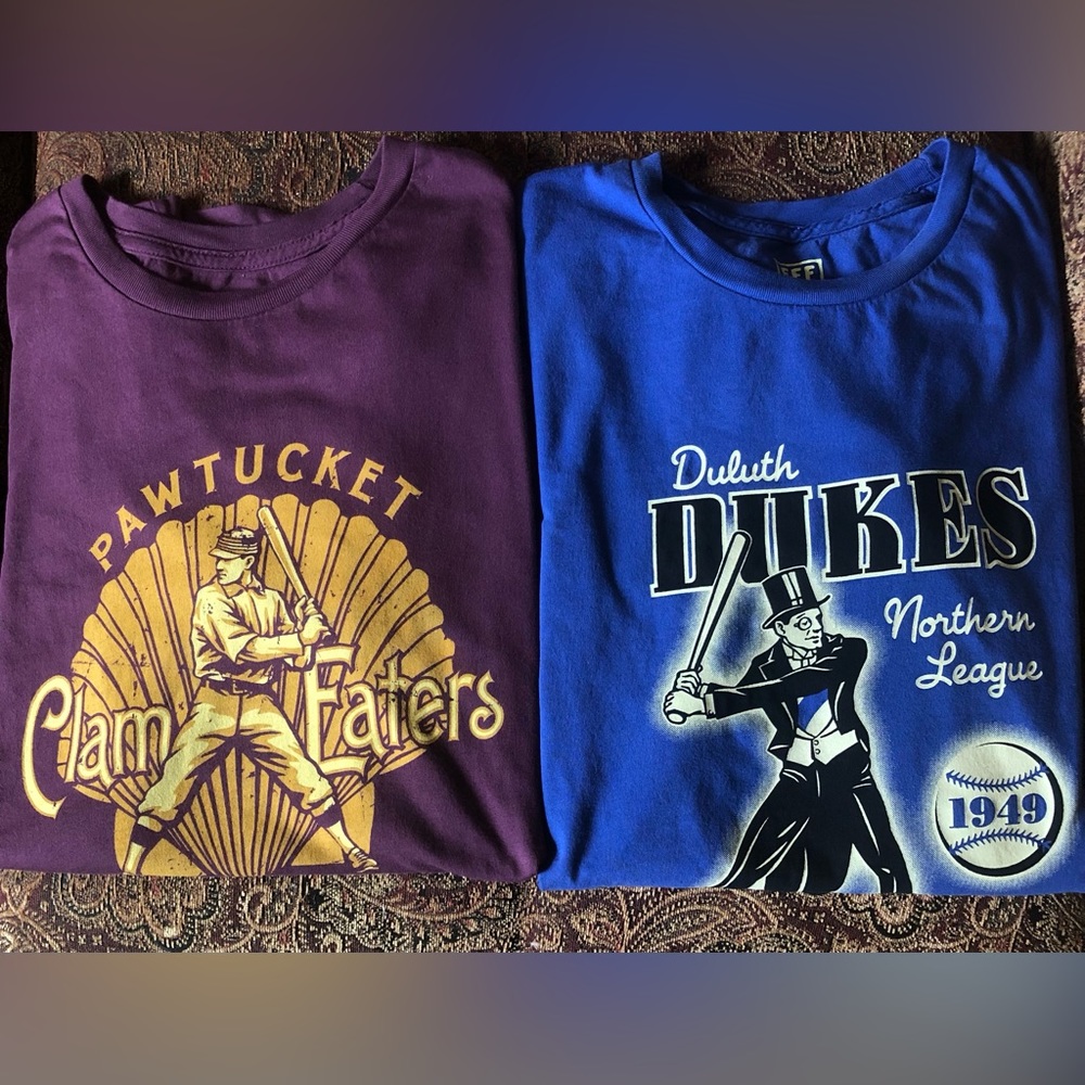 Vintage Baseball EBBETS FIELD FANNELS T-Shirt Bundle